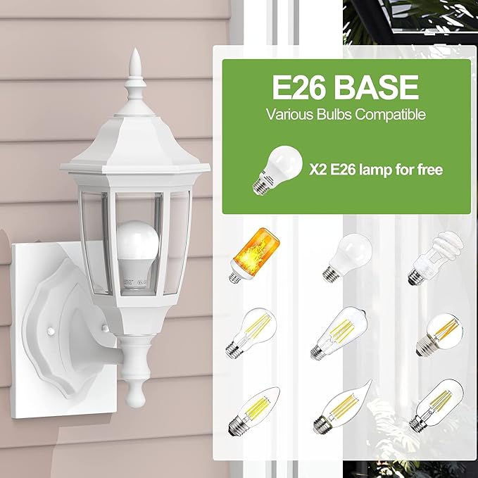 EMART Plastic Outdoor Wall Light Fixtures - Image 6