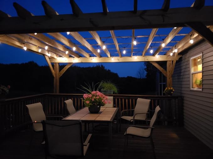 Brightech Ambience Pro Solar Powered Outdoor String Lights -27 ft Commercial - Image 7