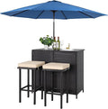 3-Piece Patio Bar Set by Patiomore