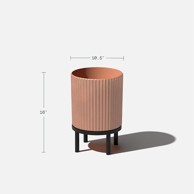 Veradek Demi Series Round Planter w/Stand - Image 3