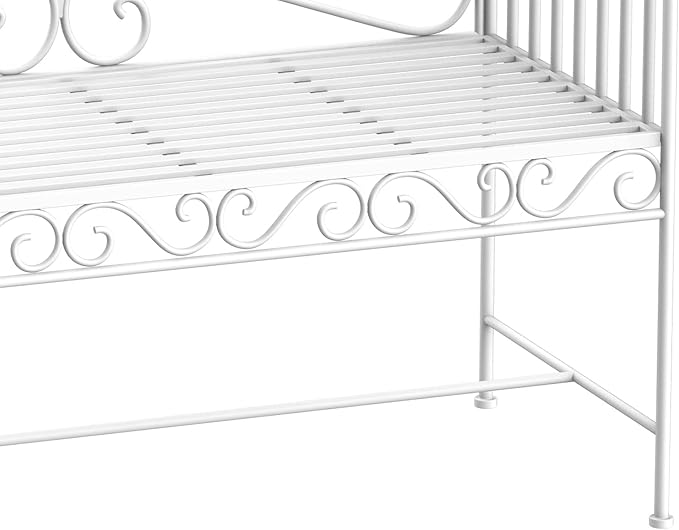 Outsunny 43" Garden Bench, Outdoor Patio Bench - Image 8