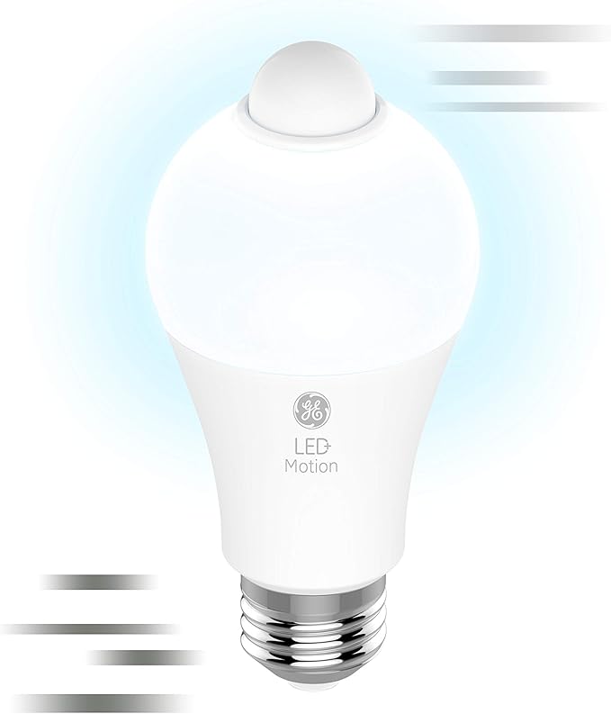 GE LED+ Motion Sensor LED Light Bulbs, Outdoor Security Lights, A21 2 Count - Image 10