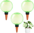 3pcs Large Plant Self Watering Globes, 17.5 oz Plastic Water Bulbs Top Fill by GEWOSI
