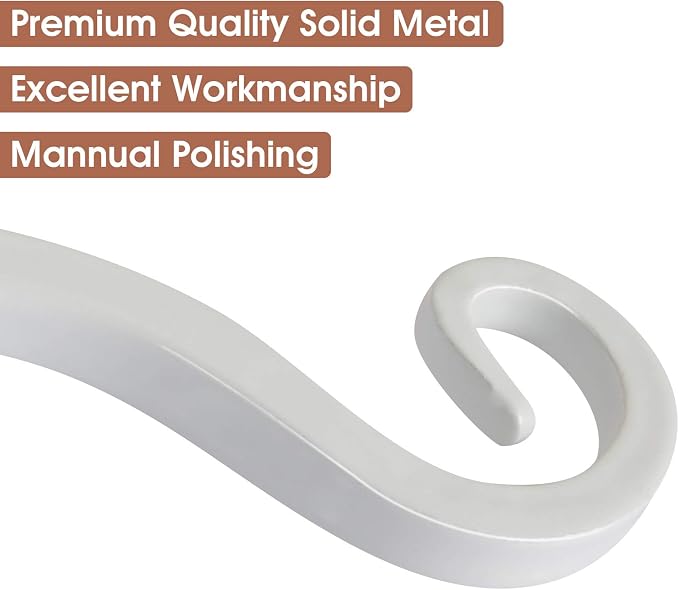 Jardim 2 Pack 6 Inch Premium Decorative Metal Iron Wall Hook, Indoor Outdoor - Image 3