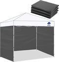 Instant Canopy Tent Sidewalls for 10x10 Pop Up Canopy Waterproof, 99% UV by FANPATUS