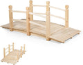 Wooden Garden Bridge, Outdoor Arched Walkway by DREAMADE