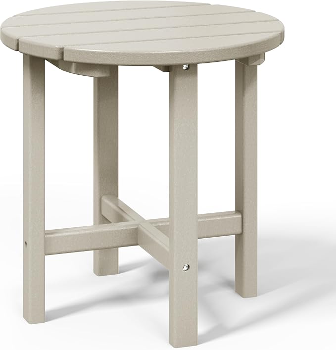 WestinTrends Dylan Adirondack Round Outdoor Side Table - Image 4