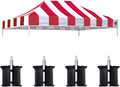 Eurmax USA Pop Up Canopy Top Gazebo Tent Cover Replacement Top Only, Bonus 4PC by Eurmax