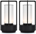 Portable Metal Table Lamp for Indoor/Outdoor, Rechargeable Cordless LED Lamp by HAPYGILightings