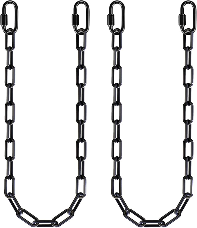 2Pcs 45" Black Heavy Duty Hanging Chains by BeneLabel