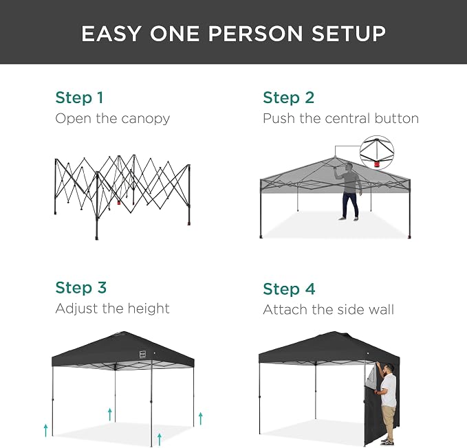 Best Choice Products 10x10ft Pop Up Canopy Tent - Image 3