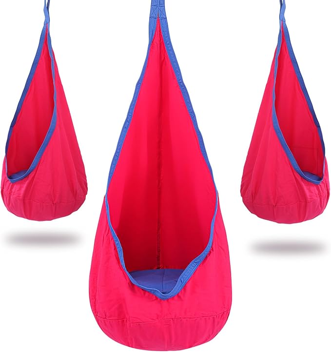 YAERSI Kids Pod Swing Seat, Cotton Hammock Chair by YAERSI