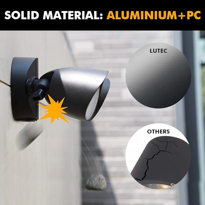 LUTEC 6222B-D2D 3500 Lumen 32 Watt Dusk to Dawn Dual-Head Flood Light Outdoor - Image 4