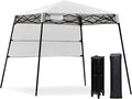 Fireflowery 7’ x 7’ Pop Up Canopy Tent, Portable Shelter Canopy w/Backpack by Unknown
