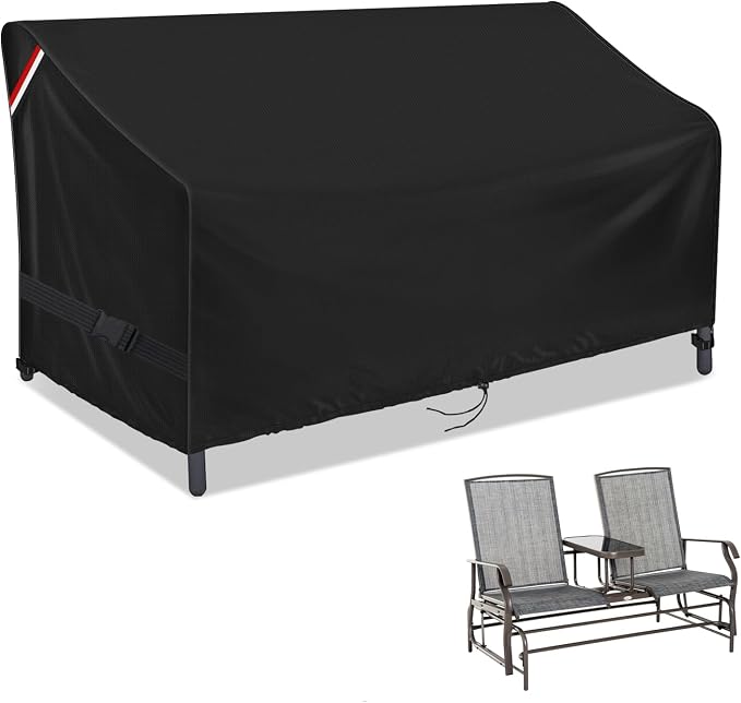Patio Loveseat Cover, 60 Inch Waterproof Outdoor Sofa Cover by Yourpatiocoverexpert
