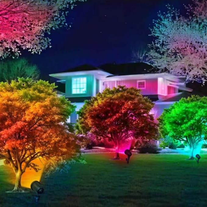 Smart Landscape Spotlights, Low Voltage IP67 Waterproof Outdoor Spot Lights - Image 8