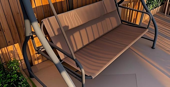 Porch Patio Swing Replacement Seat Cover, 2/3 Seat 600D Thicken Oxford - Image 3