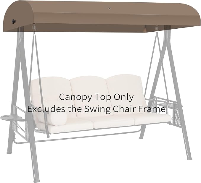 Porch Swing Canopy Replacement Top, Swing Chair Canopy Replacement - Image 2