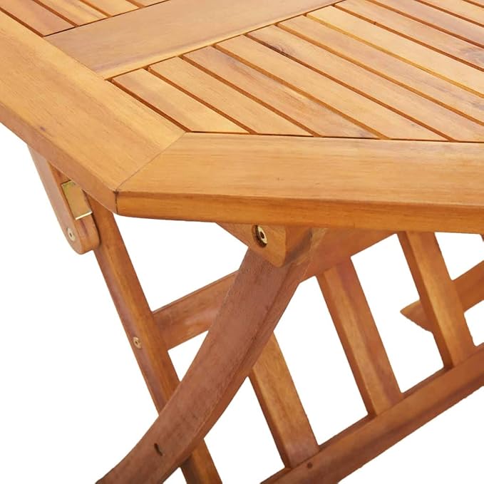 vidaXL Folding Dining Set 5 Piece, Patio Furniture Set, Outdoor Dining Set - Image 8