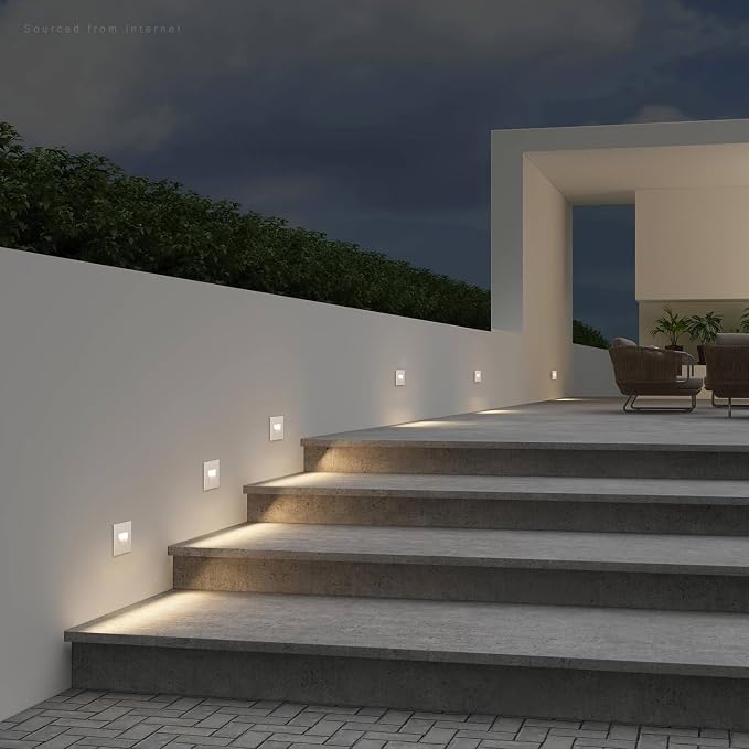 LEONLITE 12-Pack Premium Series 5CCT 120V LED Step Lights, Dimmable 3.5W Indoor - Image 6