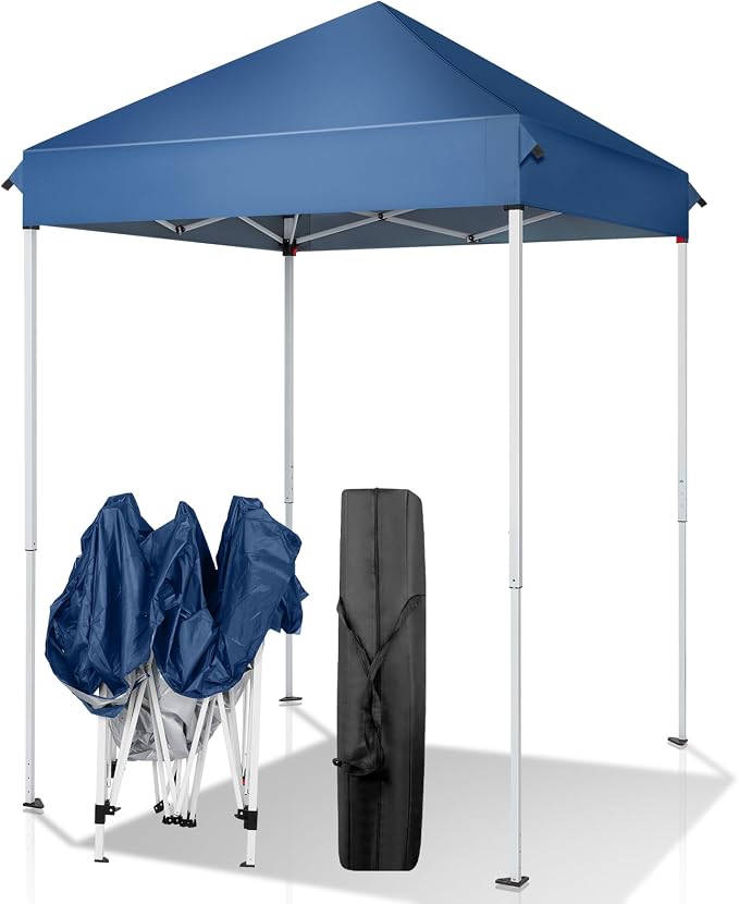 Outvita 5x5 Pop Up Canopy Tent, Ez Up Outdoor Canopy Tent Instant Shelter by Outvita