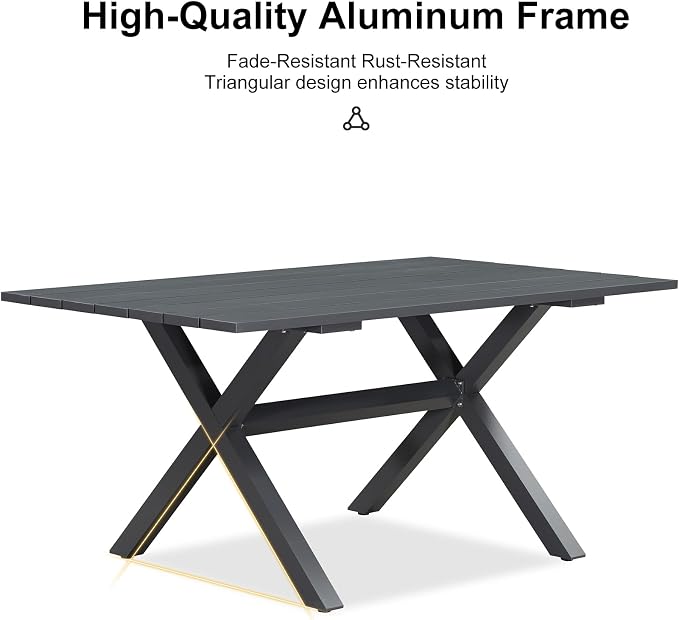 PURPLE LEAF 5 Pieces Patio Dining Set - Image 6