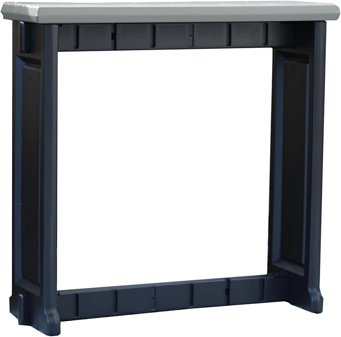 Single Bar Deep Grey Top & Black Base Ideal by LeisureAccents
