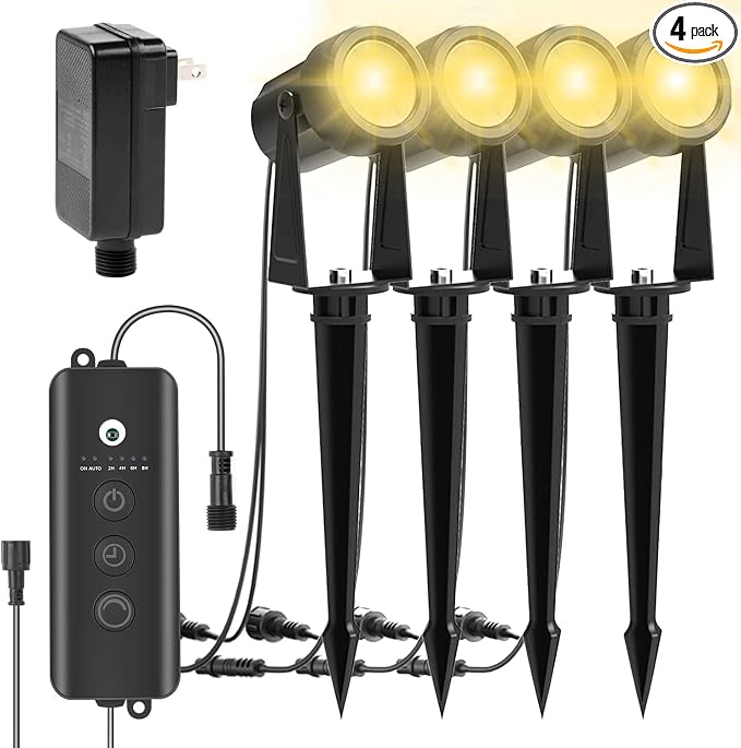 ZYAN Landscape Spotlights with Sensor, 5 Lighting Modes by ZYAN