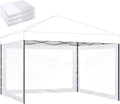 Instant Canopy Sidewalls for 10x10 Pop Up Canopy Tent, 300D Waterproof Material by FLAGLY
