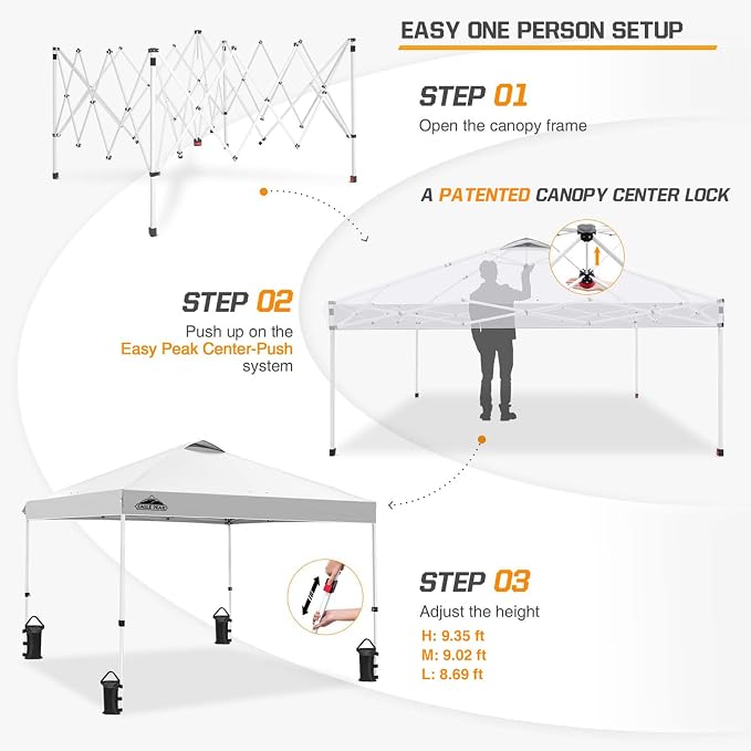 EAGLE PEAK Pop Up Canopy Tent - Image 6