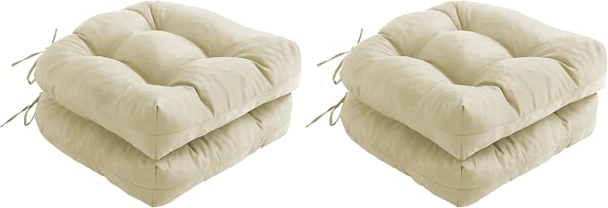 Outdoor Chair Cushions Set of 2, Patio Chair Cushions by IPYNBAP