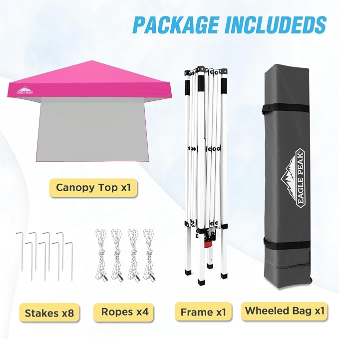 EAGLE PEAK 10x10 Pop Up Canopy Tent - Image 9