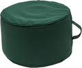QILLOWAY Indoor/Outdoor Inflatable Stool, Round Ottoman, All Weather Foot Rest by QILLOWAY