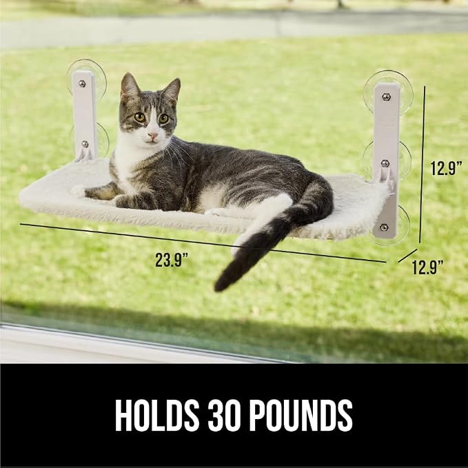 GORILLA GRIP Cat Window Perch, Foldable Cat Window Hammock Bed - Image 4