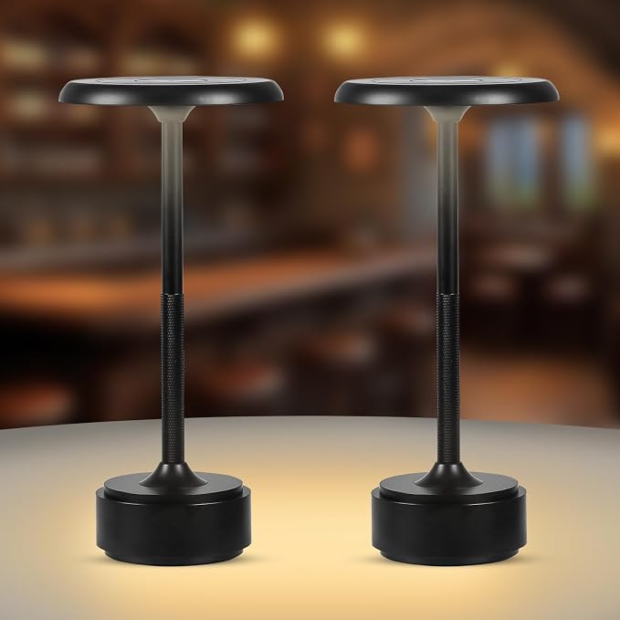 5200mAh Rechargeable Cordless LED Table Lamps Touch Sensor Light, 3-Levels by HAPYGILightings