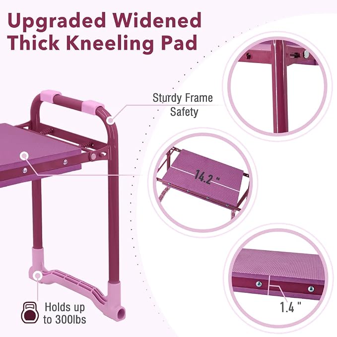 Colwelt Garden Kneeler Upgraded, Gardening Kneelers Stool - Image 9