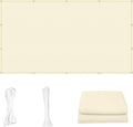 Cool Area Sun Shade Cloth with Grommets 6×7 FT Shade Panel Shade Tarp Screen by CoolArea