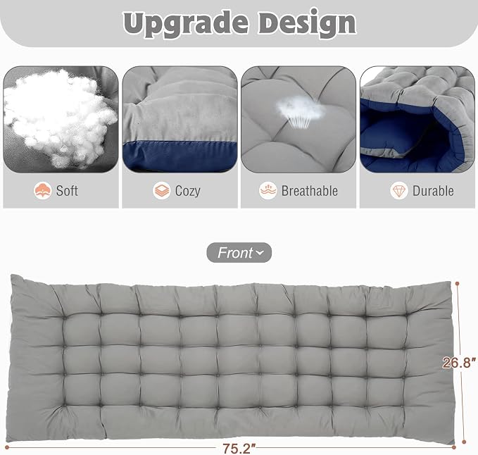ABORON 2PK Heavy Duty Tanning Chair, 5-Gear Outdoor Folding Chaise Lounge Chair - Image 3