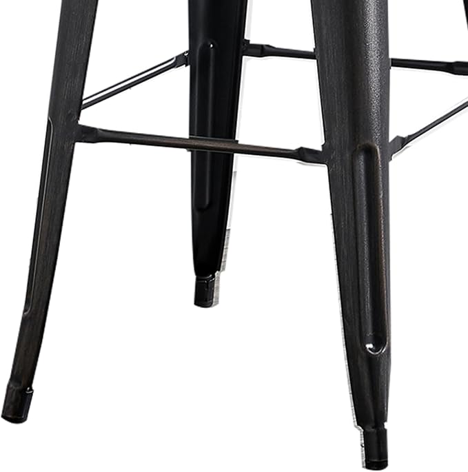 AC Pacific 30” Metal Barstool Set of 2 – Country Rustic Style - Image 8