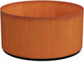 PLANTERCRAFT Corten Steel Metal Planter Box, Round Sizes, Modern Garden Steel by Plantercraft