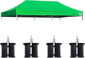 Eurmax USA 10x20 Pop Up Canopy Replacement Canopy Tent Top Cover, Instant by Eurmax