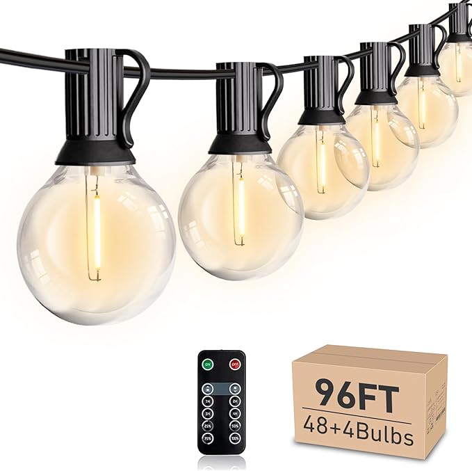 HISTAR 96FT LED Outdoor String Lights by HistarDirect