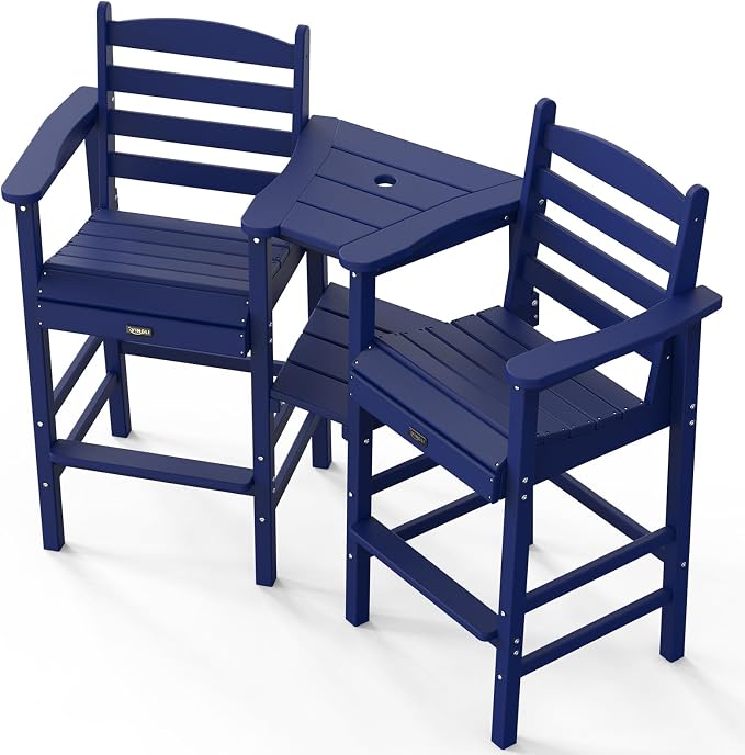 VINGLI Tall Adirondack Chairs Set of 2 - Image 6