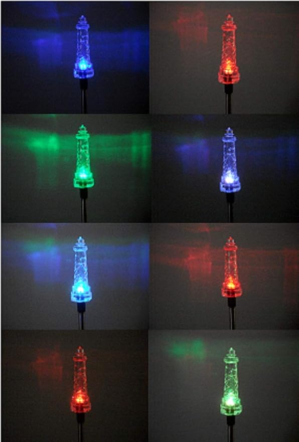 Solar Garden Stake Lights with Color Changing LED or Regular White LED - Image 3