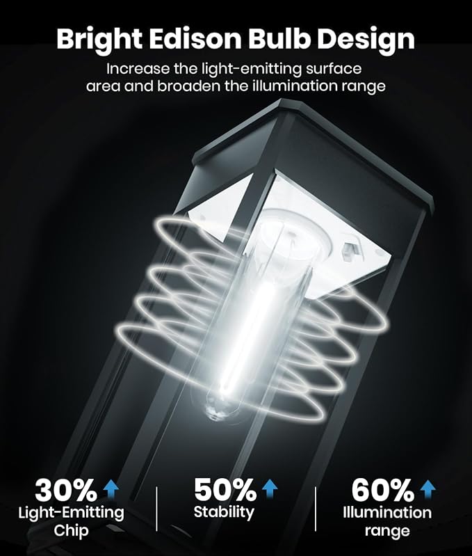 Solar Pathway Lights Outdoor, 6 Pack Bright Solar Lights Outdoor, Auto On/Off - Image 5