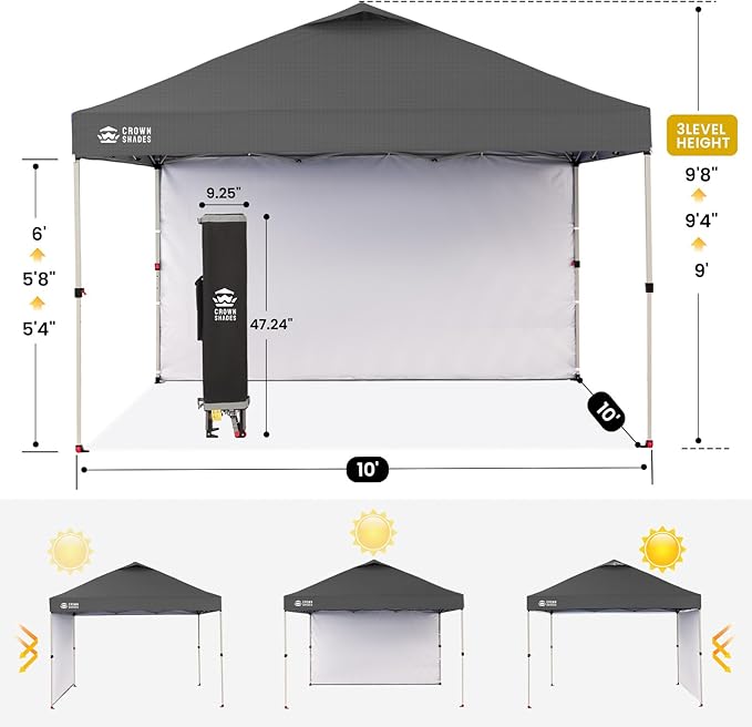 CROWN SHADES 10x10 Pop Up Canopy - Image 3
