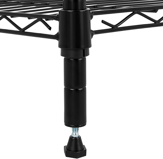 Amazon Basics 5-Shelf Adjustable Heavy Duty Steel Wire Storage Shelves - Image 5