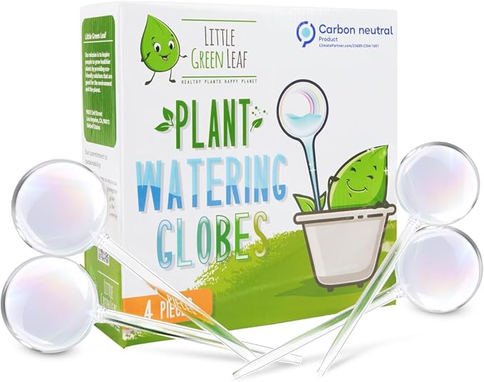 Automatic Plant Watering Globes Self Watering Planter Inserts | Hands Free by LittleGreenLeaf