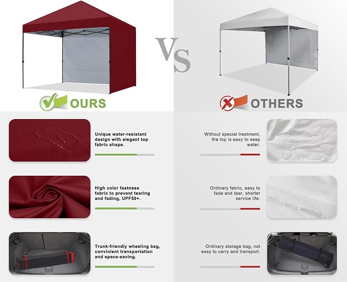 COOSHADE Pop Up Canopy Tent 10x10 - Image 8