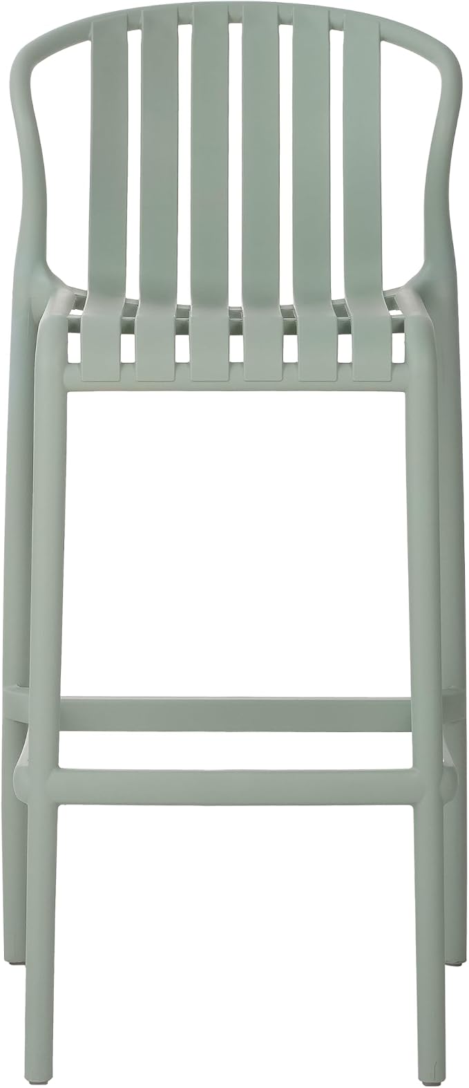 Christopher Knight Home Lenno Outdoor Plastic Bar Stools Set of 2, Patio Bar - Image 6